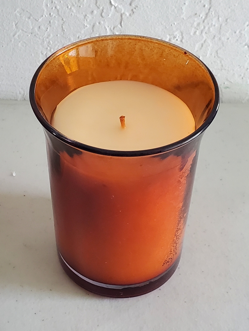 Warm Cinnamon Pumpkin Scent 24 oz Jar Candle Celebrating Home New soy blend wax - Picture 3 of 14